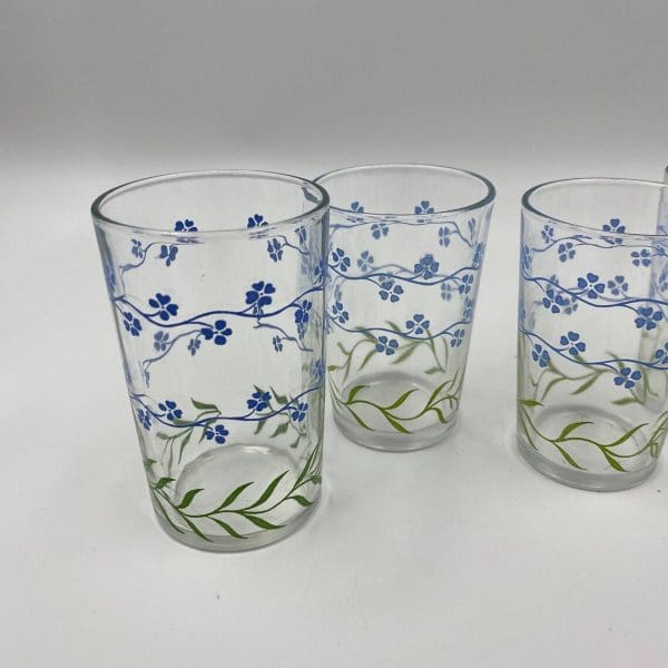 Swanky Swigs Kraft Forget Me Nots close showing blue floral design