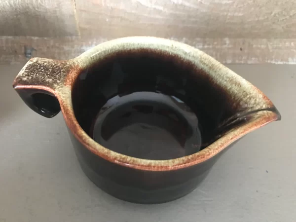 vintage USA pottery top of creamer