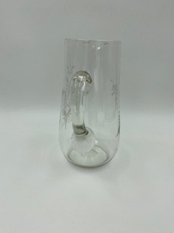 vintage glass pitcher water server