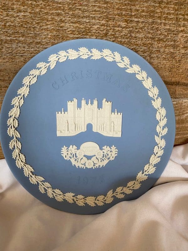 Wedgwood Christmas plates front