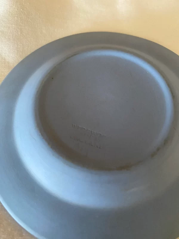 blue Wedgwood ashtray signed