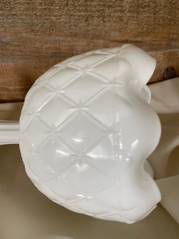 milk glass vase bowl