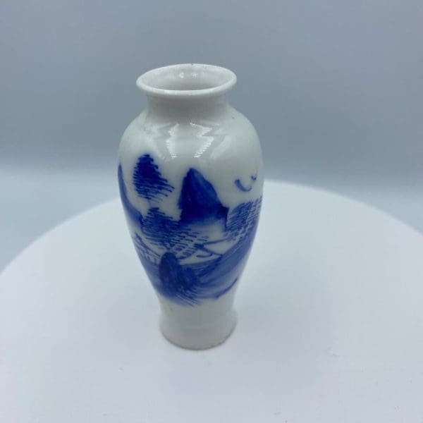 vintage blue and white porcelain another alone