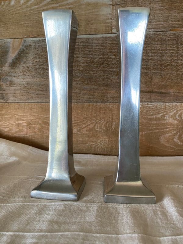 metal candle holders vintage painr