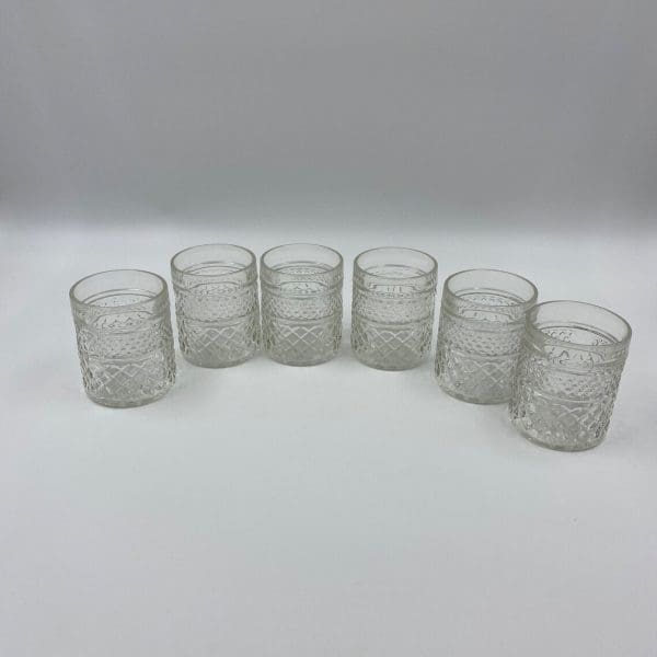 Anchor Hocking Wexford glasses set of six