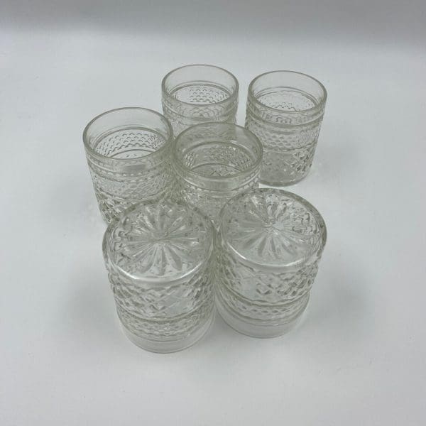 Anchor Hocking Wexford glasses bottom