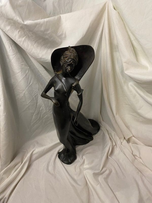 Art Nouveau Sculpture dancing lady front