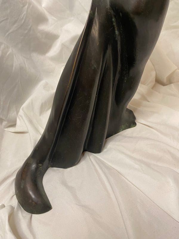 Art Nouveau Sculpture dancing lady bottom