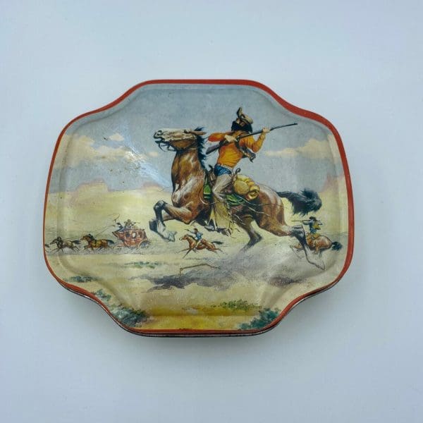 vintage candy tins Western Themed cowboys