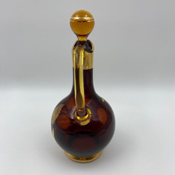 Bohemian crystal decanter handle