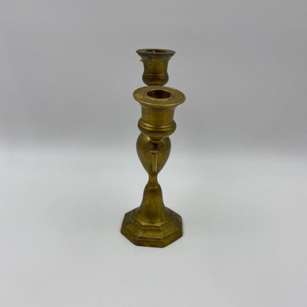 vintage brass candelabra right side