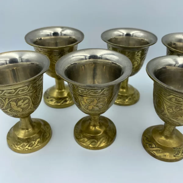 brass shot glasses unique barware