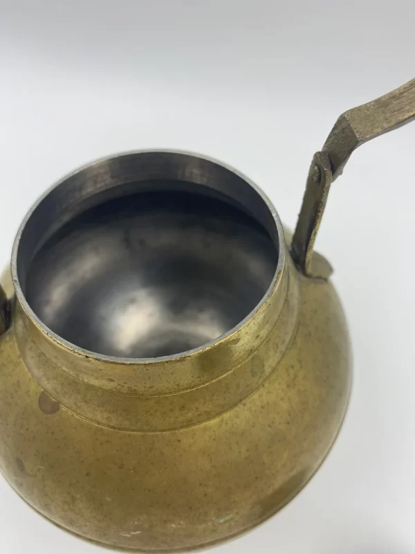 vintage brass teapot stainless inside