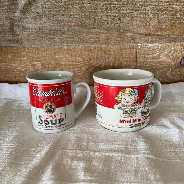 Campbell soup mugs front