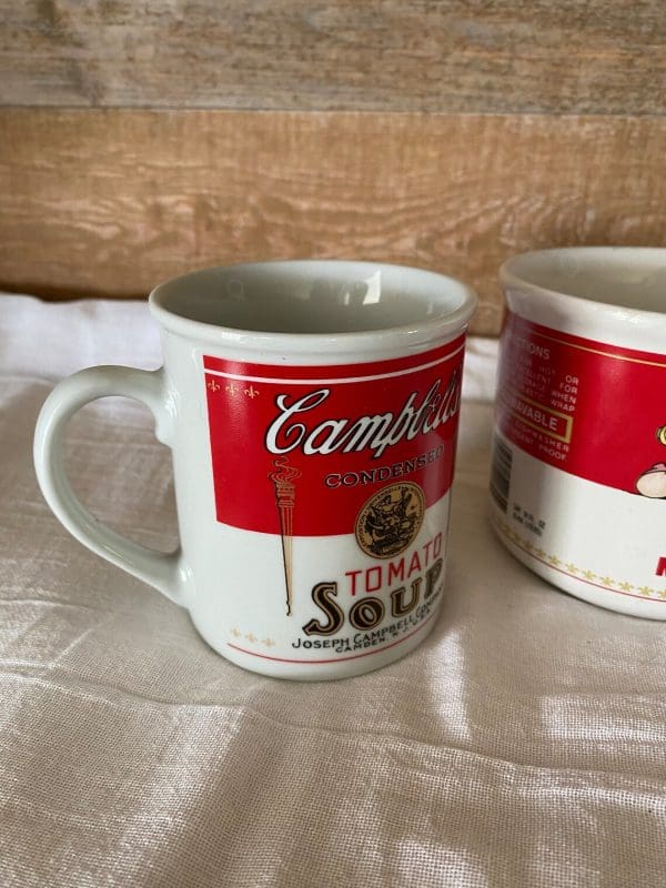 Campbell soup mugs back