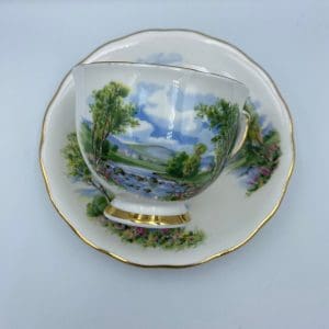 Colclough china tea cup and saucer stream front