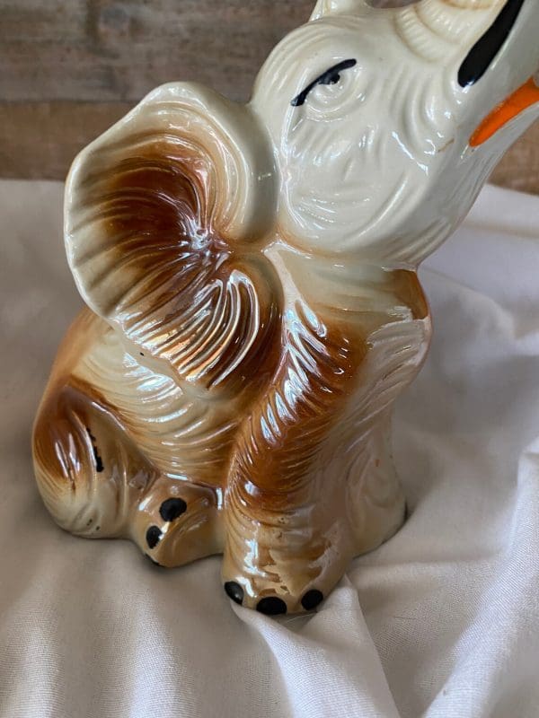 ceramic elephant luster glaze