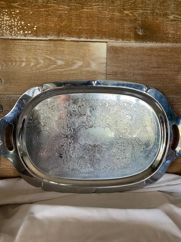 vintage cocktail set tray