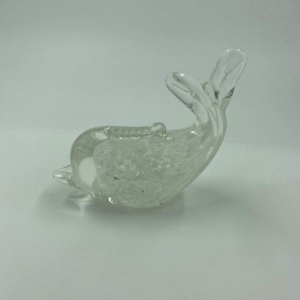 vintage glass fish right side