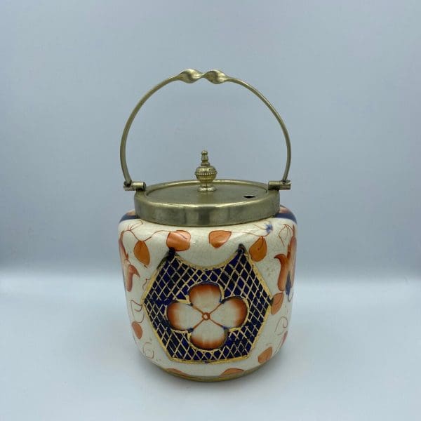 HRS and Co Henry Rogers Sons and Co of Sheffield England Covered Jar back