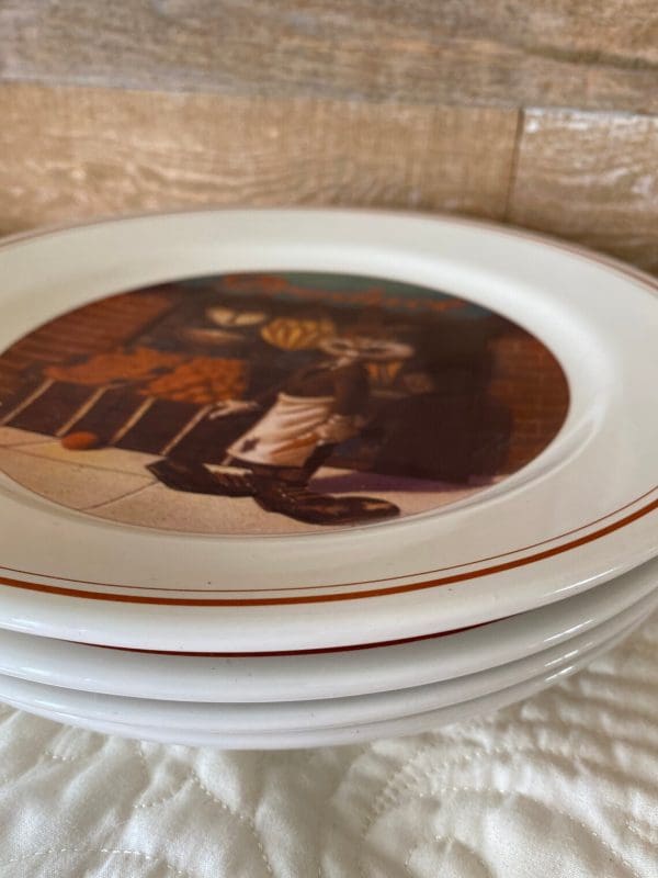 bugs bunny plate stacked set of three