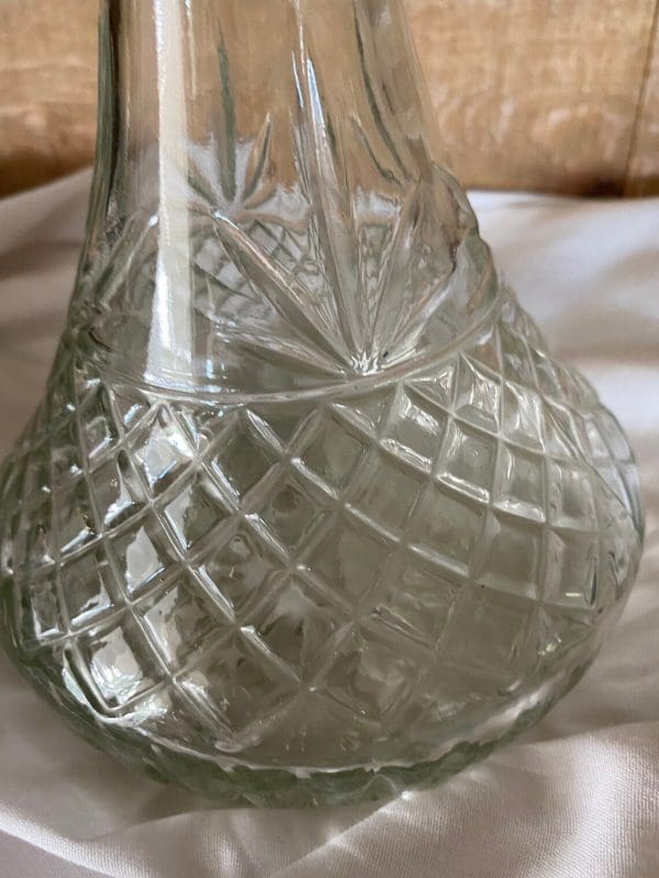 Mogen David limited edition collector decanter close to embossed detail