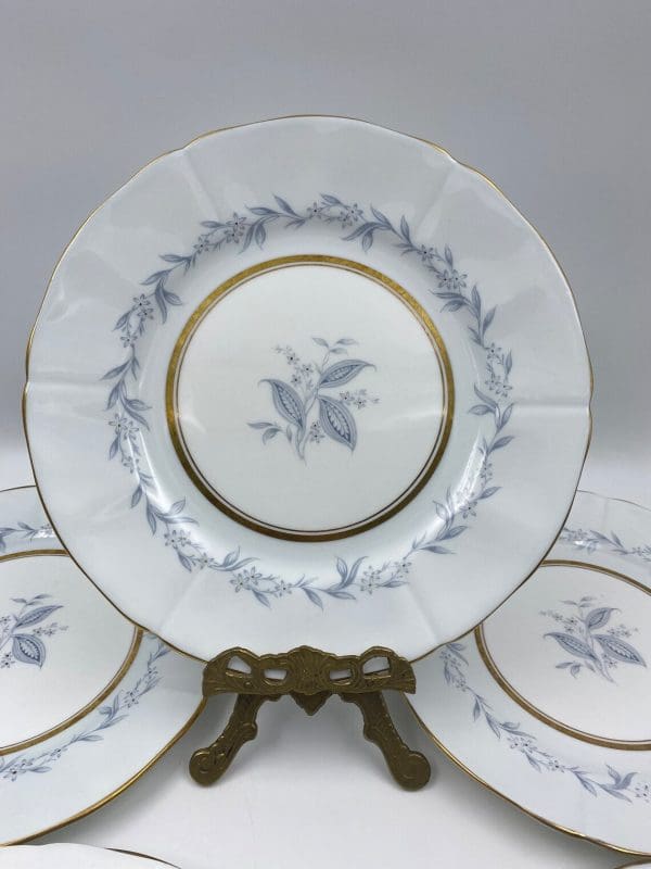 Northumbria Morning Mist China showing paisley type floral pattern