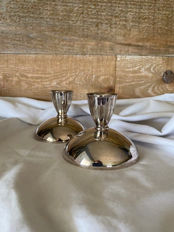 Oneida candle holders close