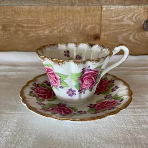 Gladstone bone china tea cup front