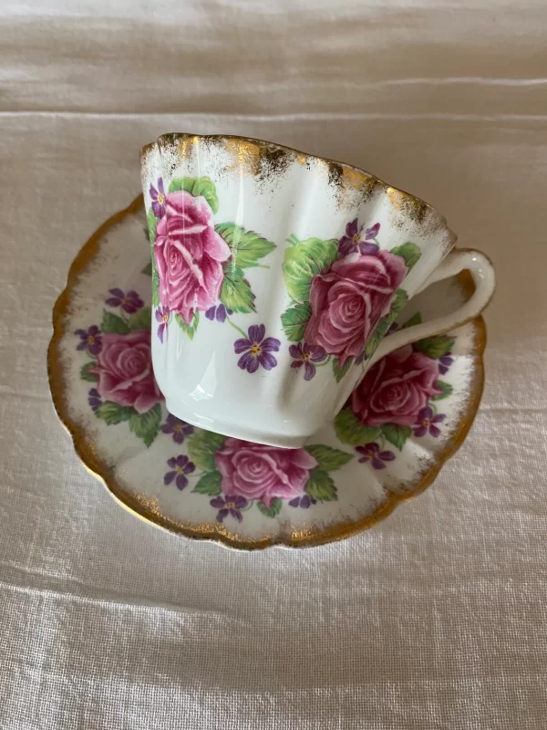 Gladstone bone china tea cup front