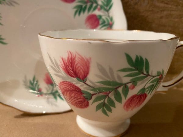 royal vale tea cup very close tea cup pink flowers