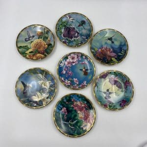 Bradford Exchange hummingbird plates