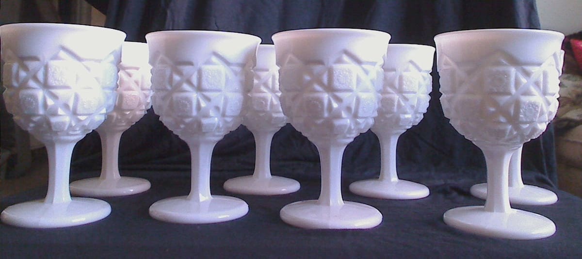 Vintage Westmoreland milk glass