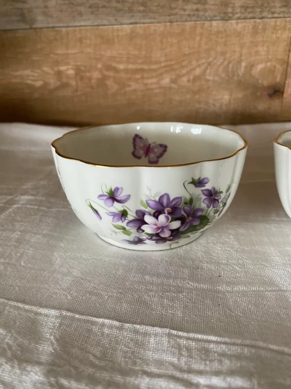 Aynsley Wild Violets bowl