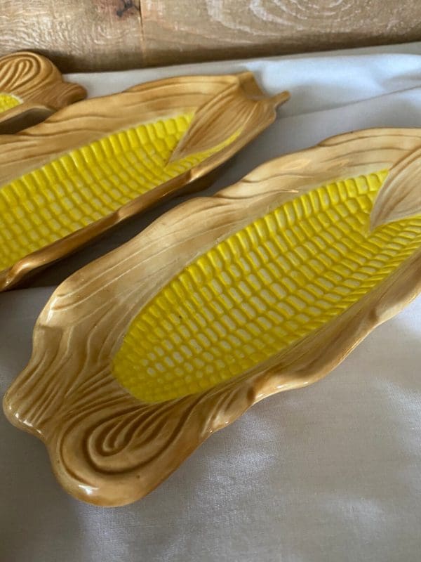 vintage corn on the cob dishes corn on cob shaped