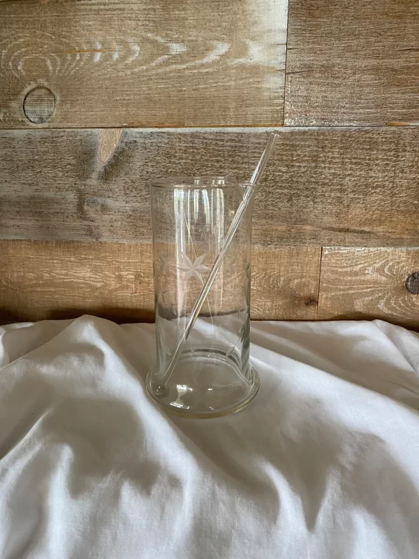 beaker glass pitcher with stirer