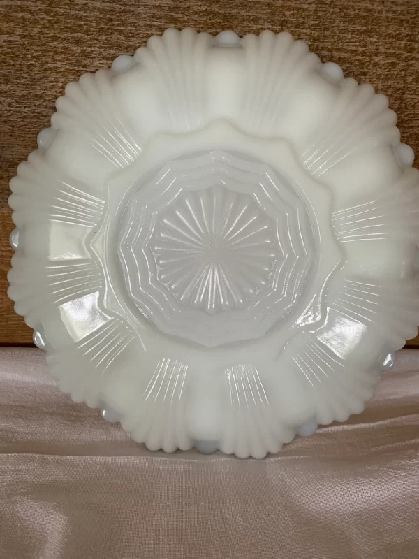 vintage deviled egg dish close bottom