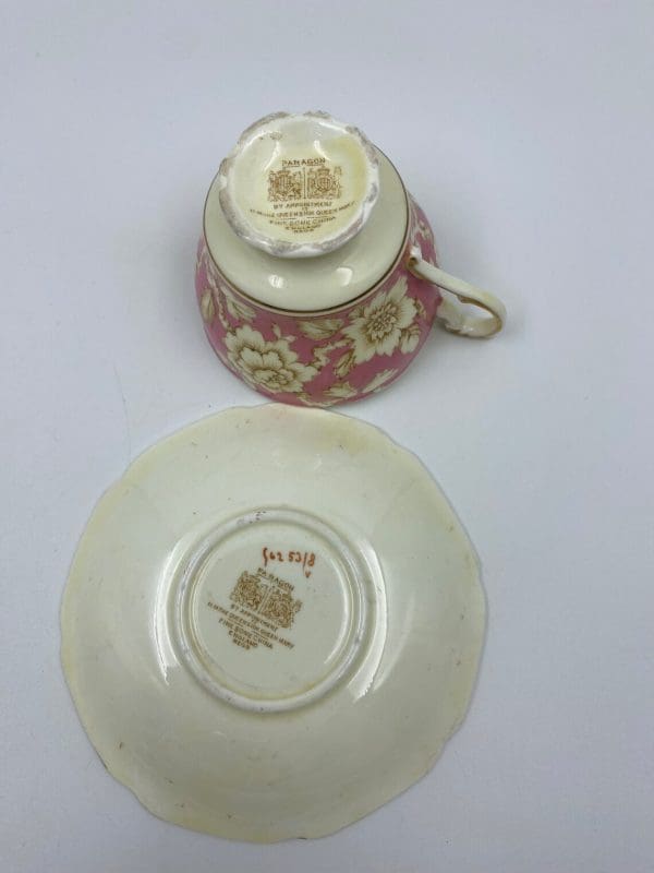 Paragon by Appointment fine bone china England regd bottom