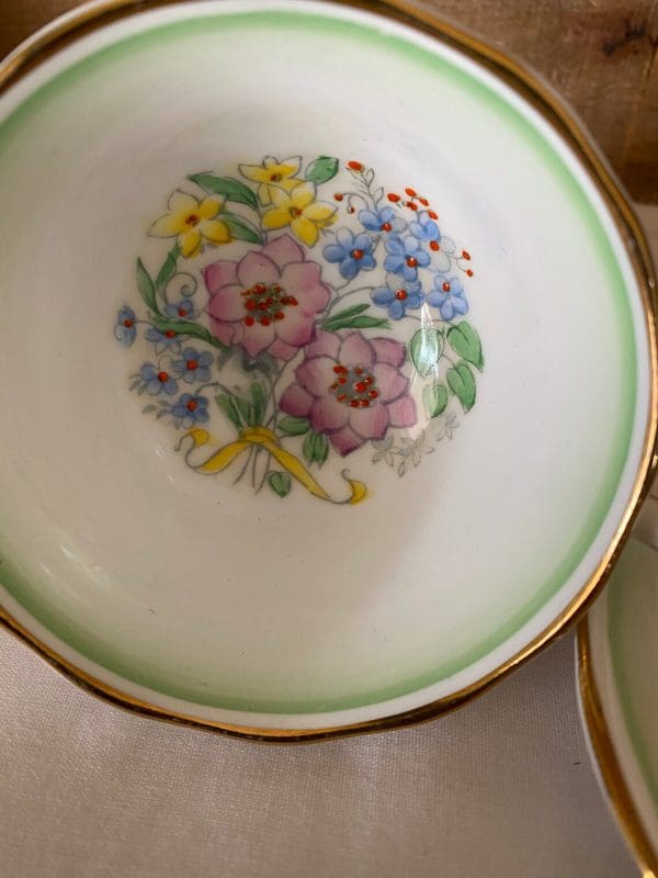 Royal Albert Green Ombre Summer Floral6 Vintage Decor From Memories Ago