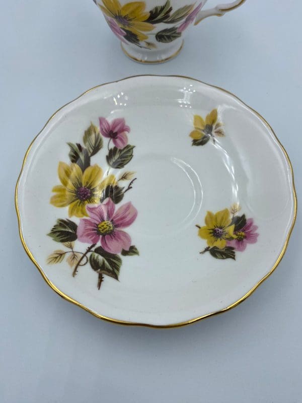 Royal Vale bone china tea cup saucer