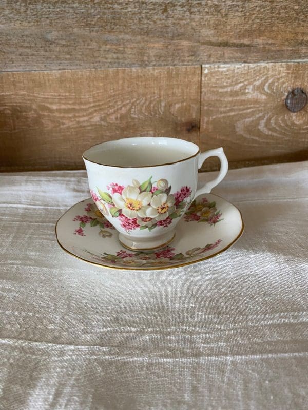 Salisbury bone china England teacup front