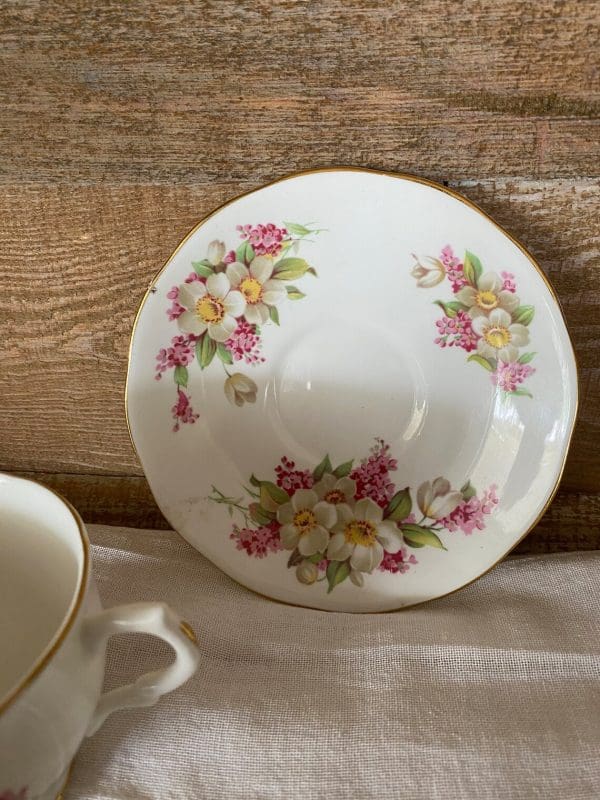 Salisbury bone china England teacup saucer