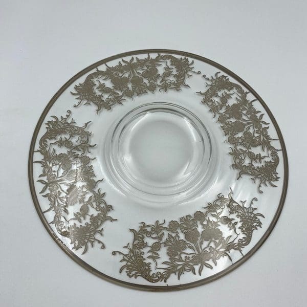 silver overlay plate bottom