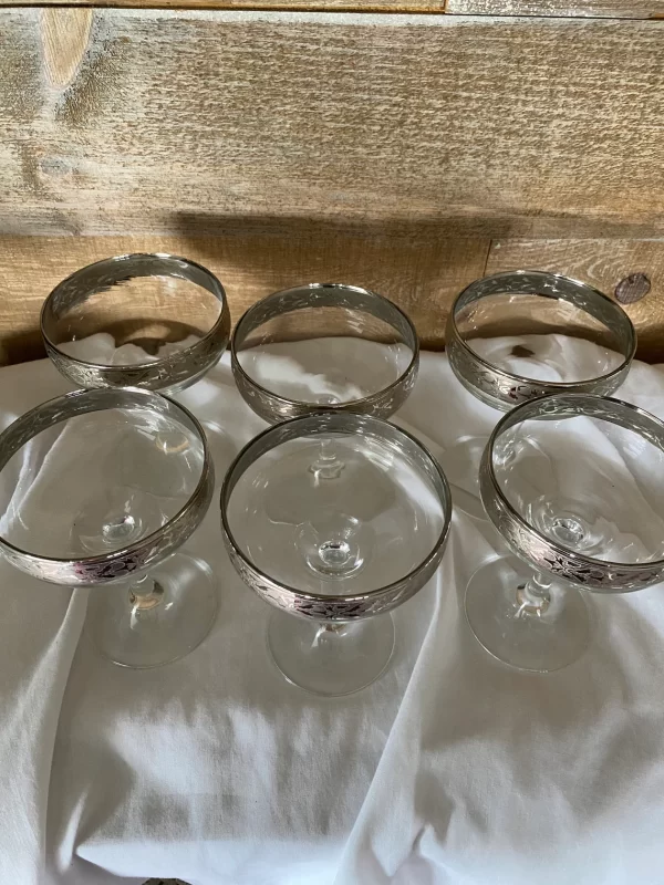 vintage margarita glasses tops